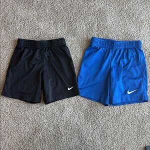 4T Nike Mesh Toddler Shorts - Bright Blue, Black